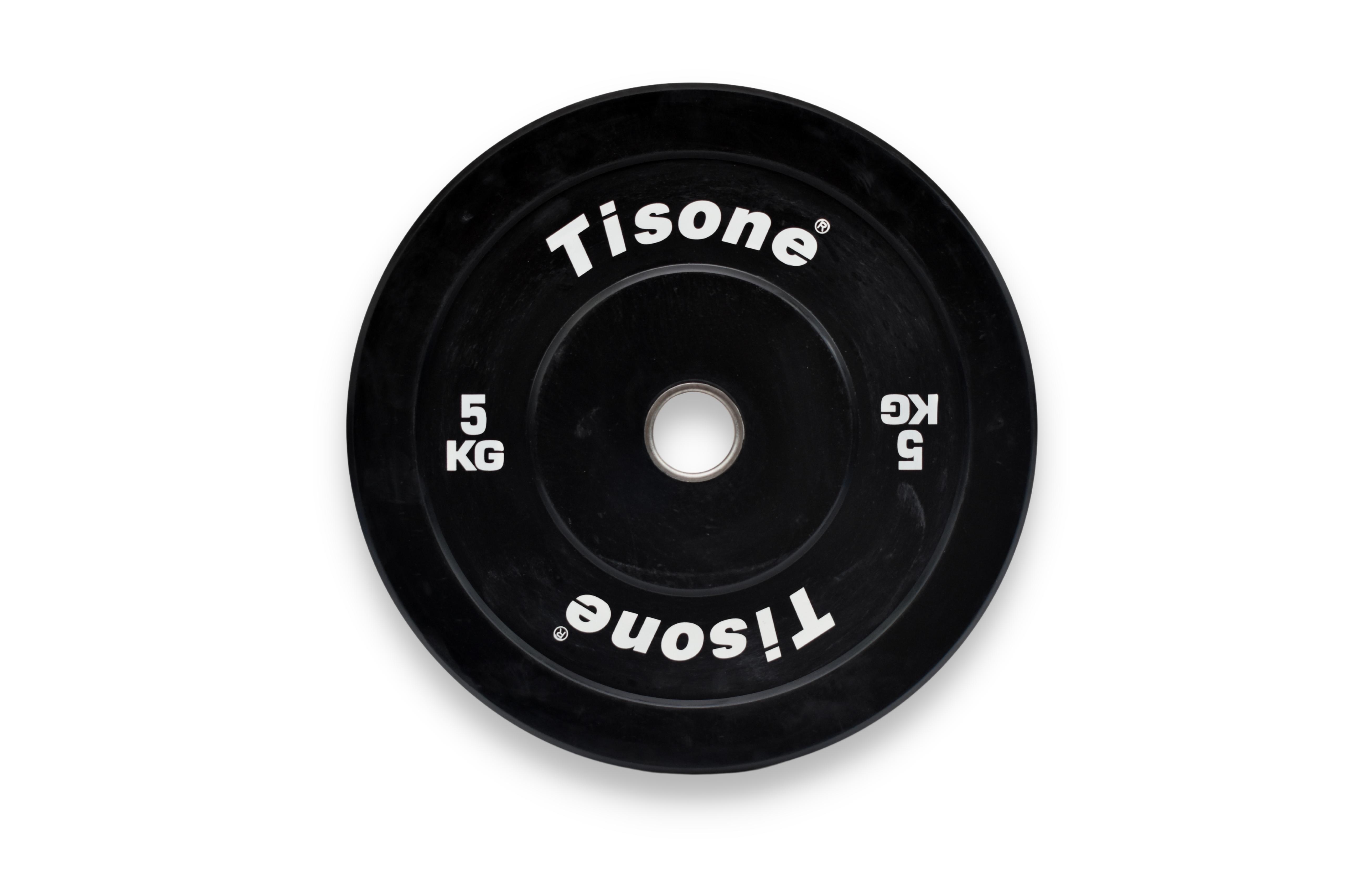 Disco bumper olímpico Tisone 5 kg