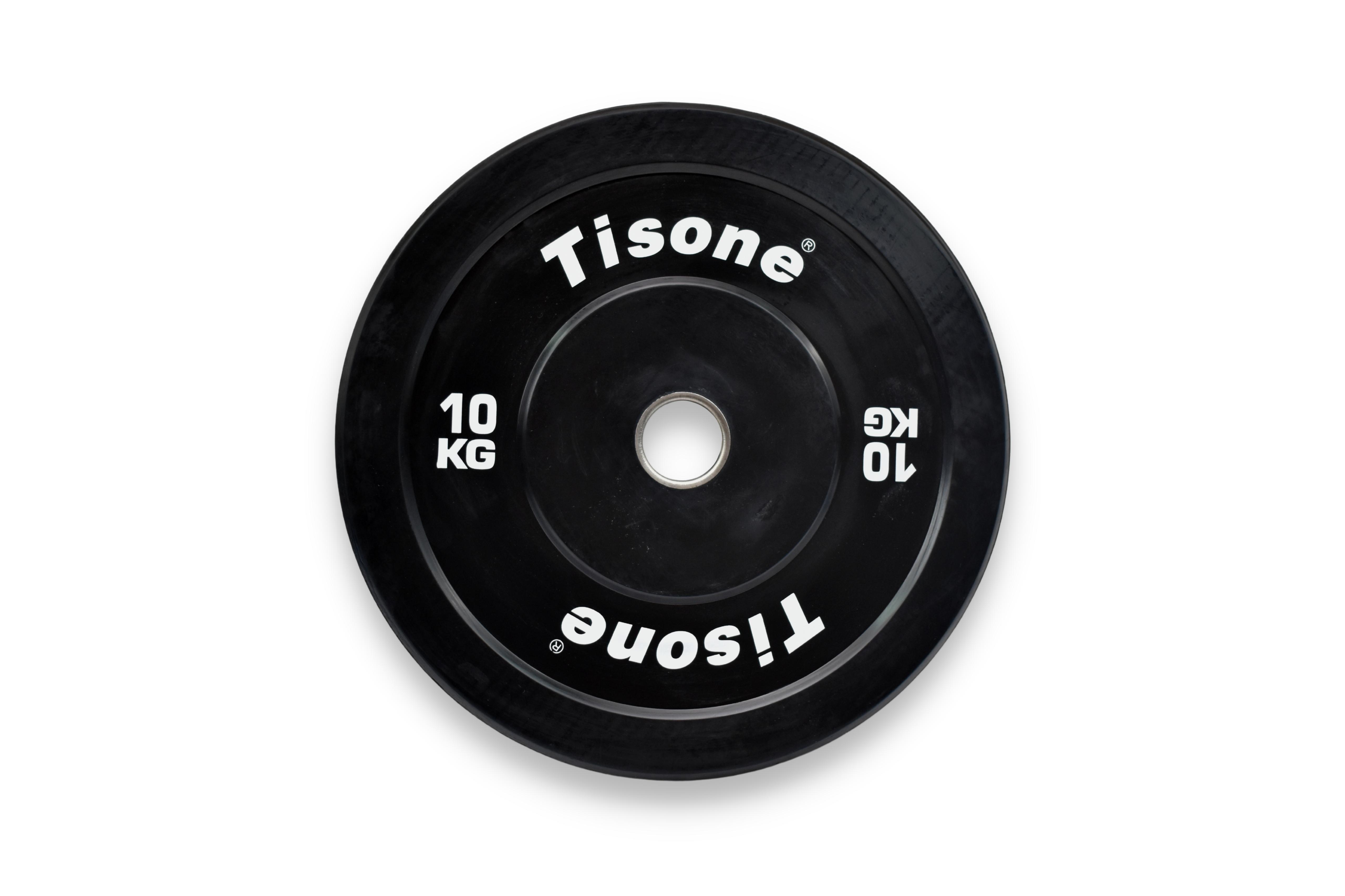 Disco bumper olímpico Tisone 10 kg