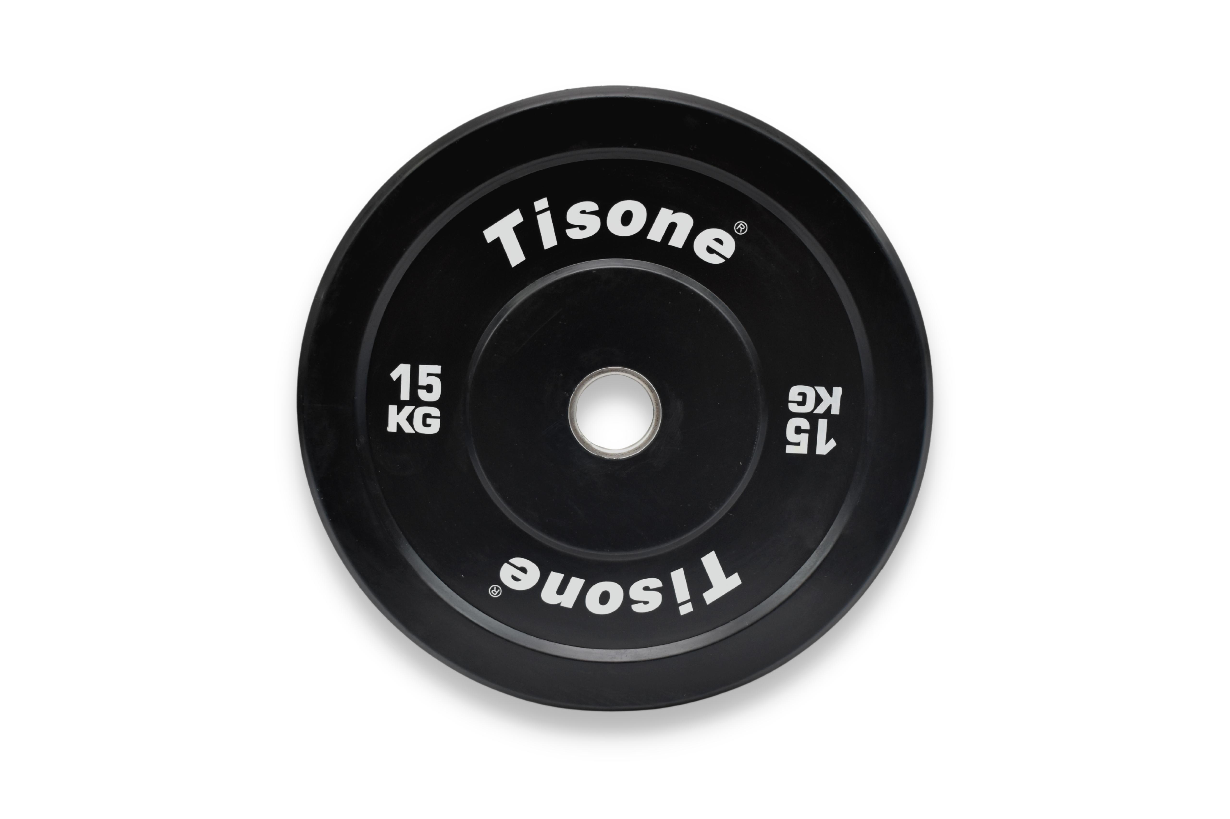 Disco bumper olímpico Tisone 15 kg