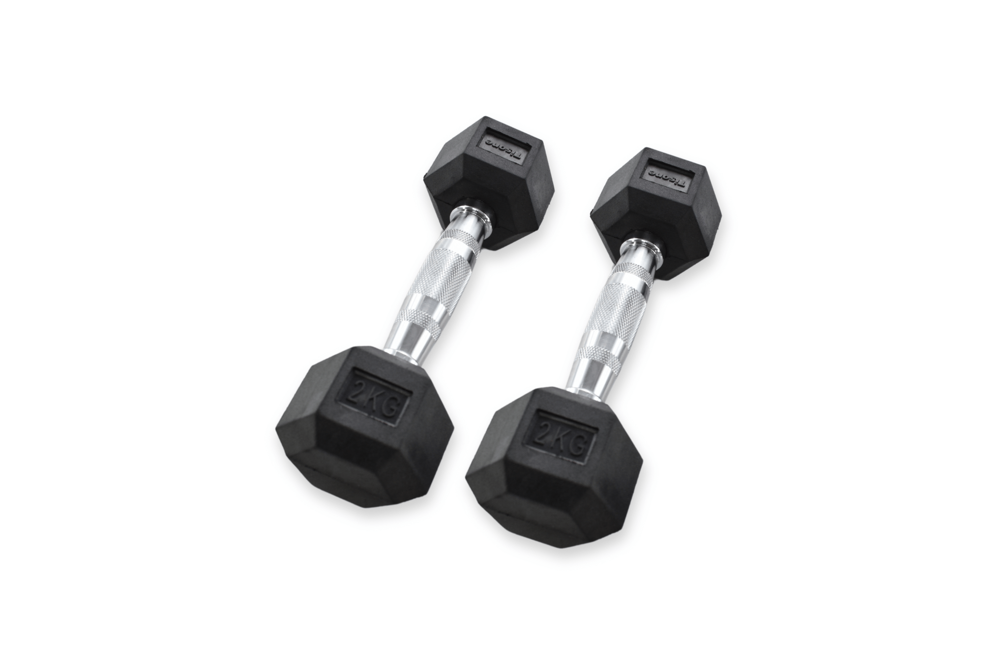 Mancuernas hexagonales Tisone 2 kg (par)