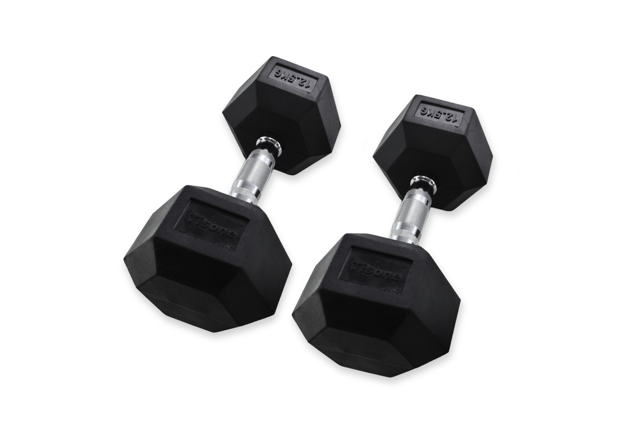 Mancuernas hexagonales Tisone 12,5 kg (par)