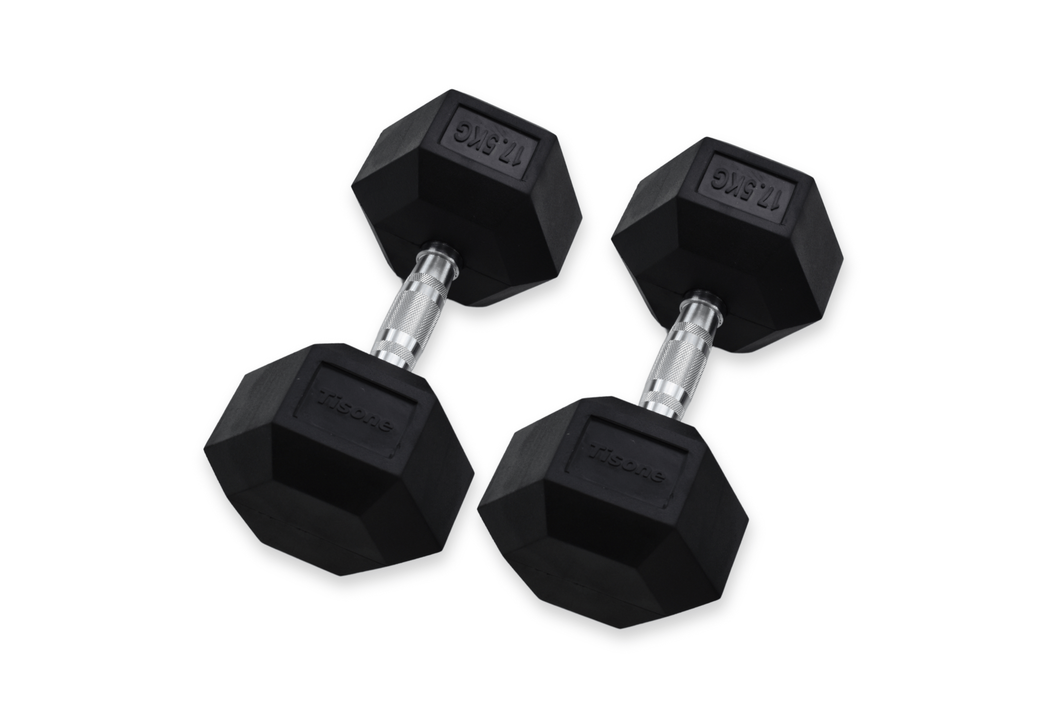 Mancuernas hexagonales Tisone  17,5 kg (par)