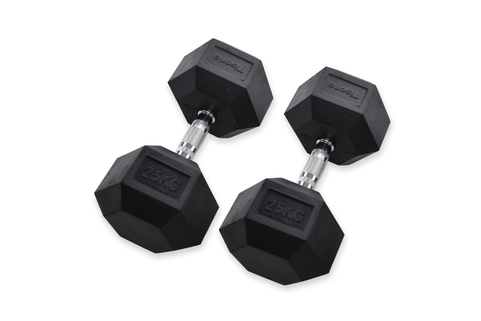 Mancuernas hexagonales Tisone  25 kg (par)