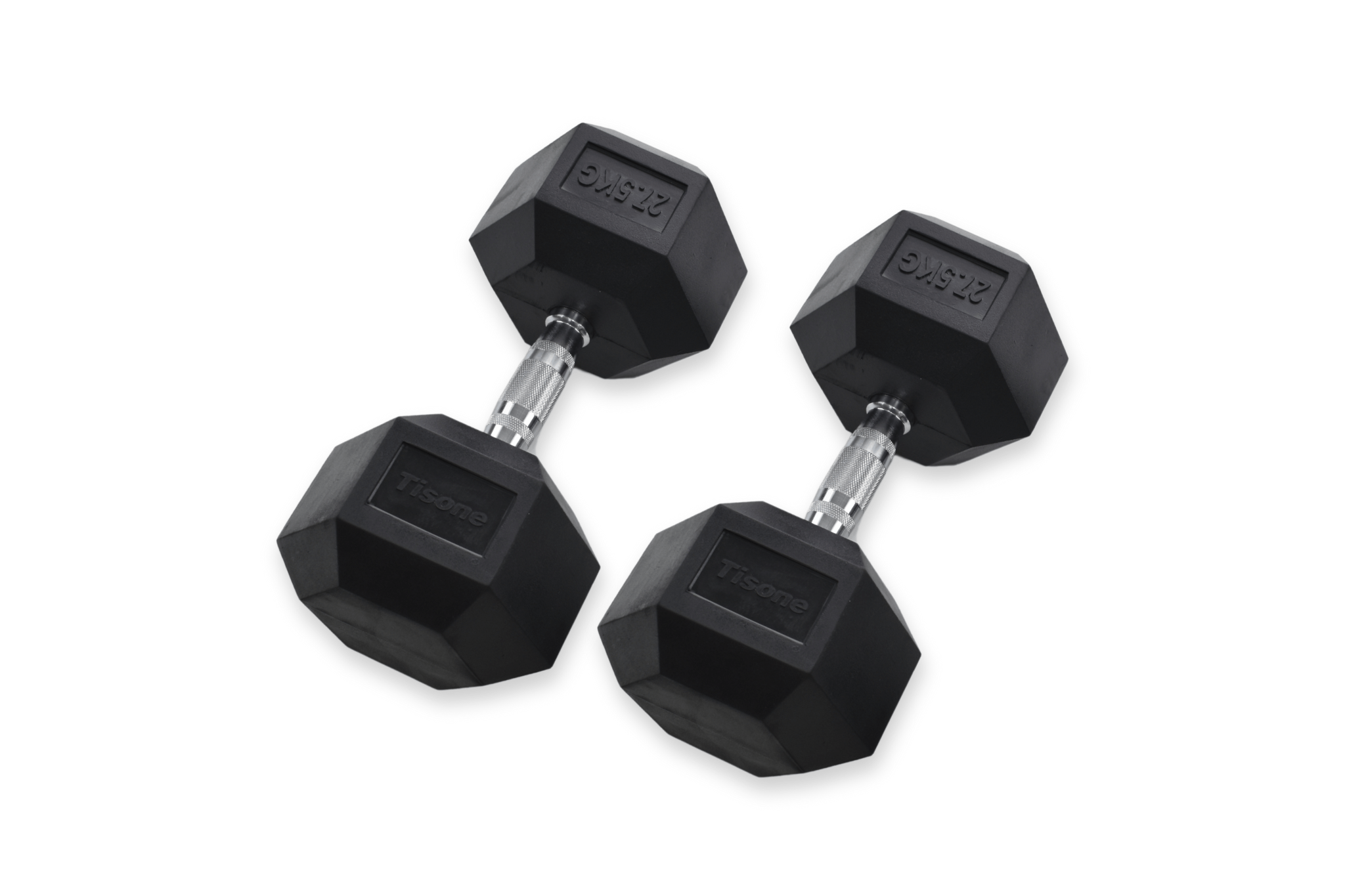 Mancuernas hexagonales Tisone 27,50 kg (par)
