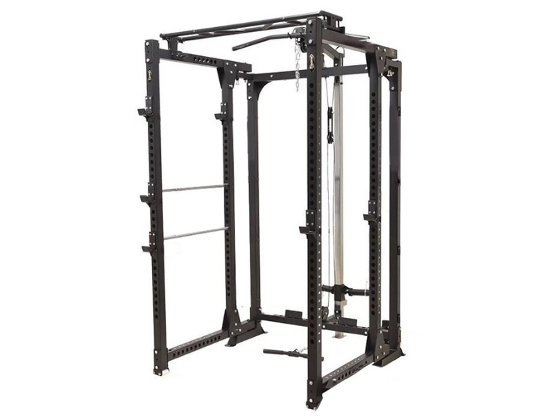 Rack musculación / sentadillas plegable y con poleas Tisone