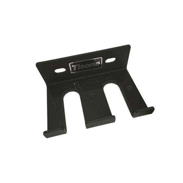 Soporte vertical de pared para 2 barras Tisone