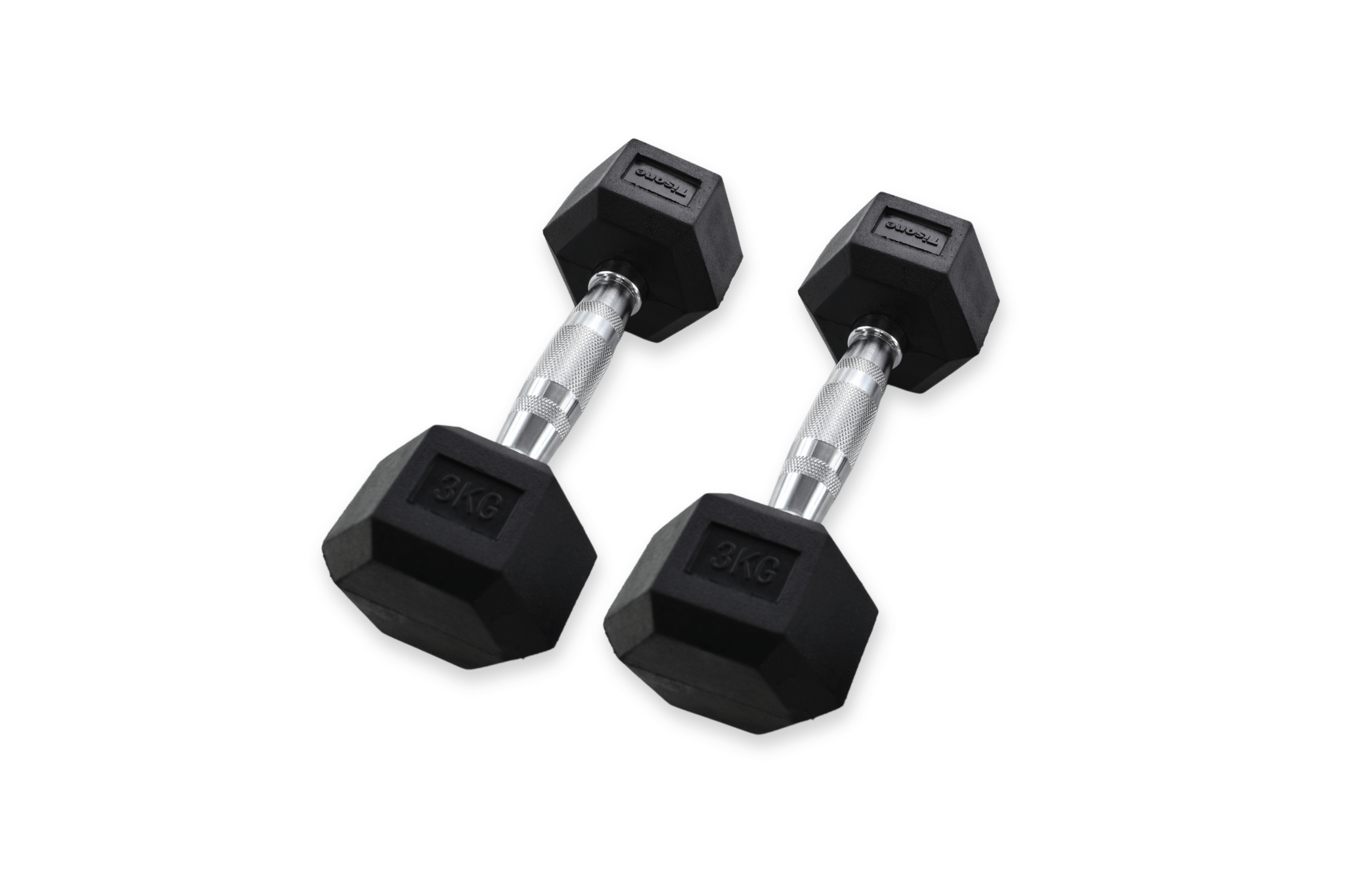 Mancuernas hexagonales Tisone 3 kg (par)
