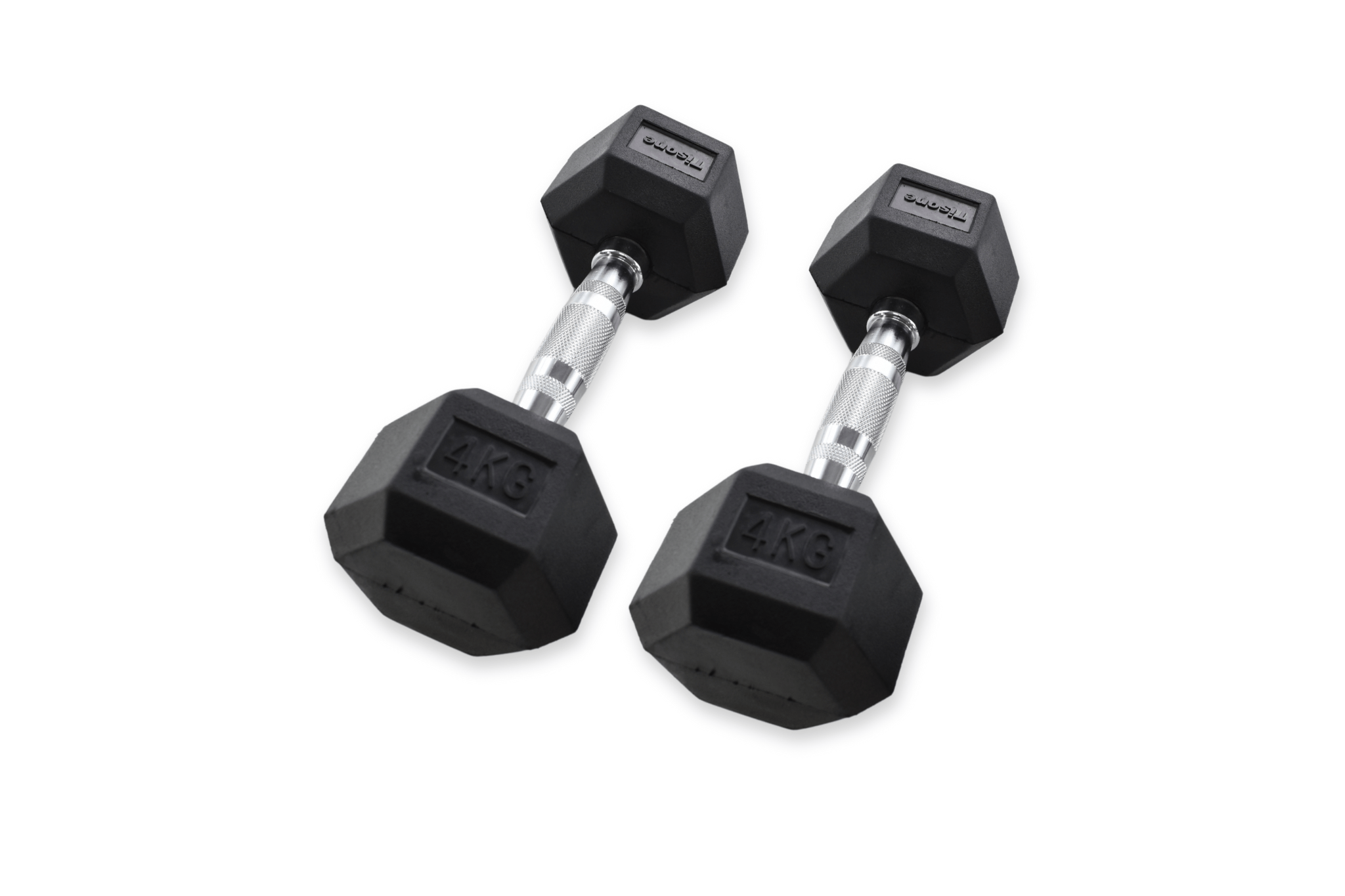 Mancuernas hexagonales Tisone 4 kg (par)