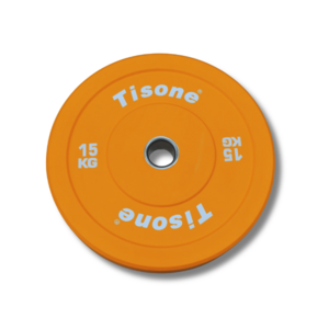 Disco bumper color olímpico 15kg Tisone