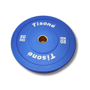 Disco bumper color olímpico 20kg Tisone