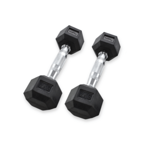 Mancuernas hexagonales Tisone 2 kg (par)
