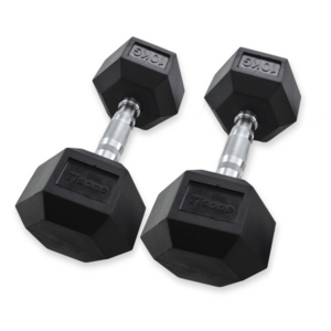 Mancuernas hexagonales Tisone 10 kg (par)