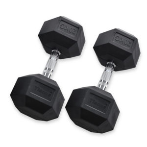 Mancuernas hexagonales Tisone  20 kg (par)