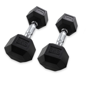 Mancuernas hexagonales Tisone 6 kg (par)